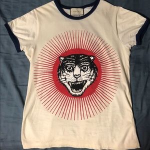 Gucci Tiger head Gucci Hollywood T-shirt
